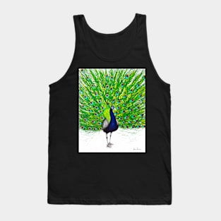 Peaceful Peacock Tank Top